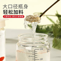 High Borosilicate Glass Stew Jars with Lids, 75ml, 3-Pack, Heat-Resistant for Steaming and Stewing
