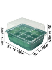 Large Thickened 24-Cell Seedling Tray with Lid for Succulents and Plant Propagation