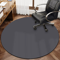 Solid Color Round Chair Mat for Hard Floors - Noise Reduction & Floor Protection