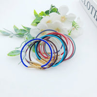 2mm Waterproof Steel Wire Red String Bracelet with Gold Clasp for DIY Beading