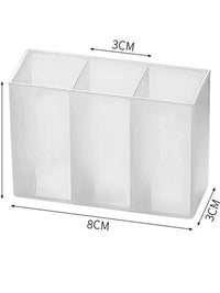 Clear Deepened Lipstick Organizer with 3/6 Slots for Cosmetics and Skincare