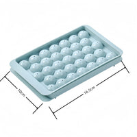 Silicone Sphere Ice Cube Tray Set with Lid, Easy-Release Ice Mold