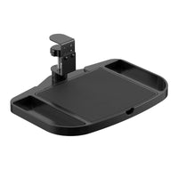 Desk Clamp Mouse Pad & Keyboard Tray with Armrest Support, Ergonomic Under-Desk Storage Shelf for Office & Gaming