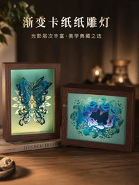 Dragon Boat Festival DIY Paper Carving Lamp Kit with Shadow Play Art
