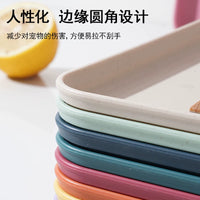 Extra-Thick Large Rectangular Bird Cage Tray for Parrot Myna
