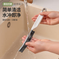 Multi-functional Crevice Cleaning Brush with Scraper for Tile Grout, Kitchen, Window Grooves