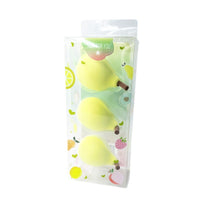 Fruit-Shaped Makeup Sponge Set - Lemon, Pear, Strawberry, Avocado, Peach Beauty Blenders