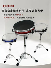 New 12-inch Mute Drum Pad Set for Kids Beginners, Double-Sided Professional Practice Drum Pad with Realistic Feel
