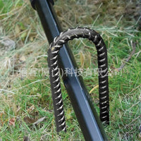 Heavy-Duty Threaded Steel Ground Anchors for Outdoor Camping Tents & Landscape Decoration