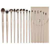 Professional Eyeshadow Brush Set with Eyeliner and Blush Brushes, Complete Eye Makeup Tool Kit