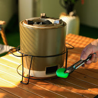 Fuqiang Clay Charcoal Grill Stove for Home and Commercial Use, Traditional Outdoor Tea Roasting Mud Stove