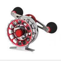 High Carbon Flat Tail Ice Fishing Rod Set with Large Guide Rings and Portable Ice Auger
