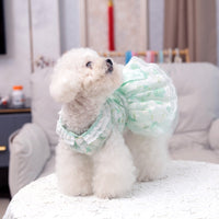 Pet Lace Bowknot Princess Dress for Dogs and Cats