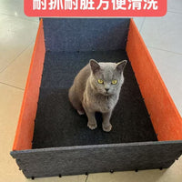 Pet Whelping Box Indoor Puppy Kitten Playpen Anti-Escape DIY Thickened Scratch-Resistant All-Season Pet Bed