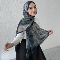 Gradient Chiffon Scarf Shawl for Women