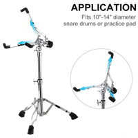 12-inch Double Braced Snare Drum Stand for Practice Pads and Jazz Drums