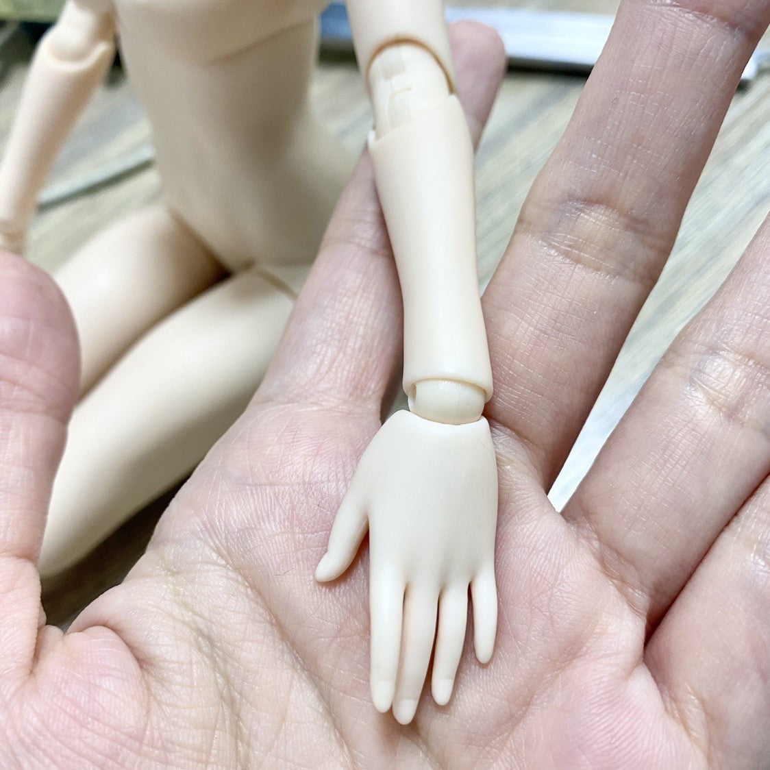 BJD Doll Body Parts Multi-Jointed OB11 Hands Set