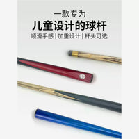 Kids Pool Cue Stick for Snooker and Billiards, 1 Meter Short Cue, Weighted Black Eight Small Head Cue for Youth and Adults