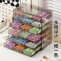 Desktop Beading Organizer Box with Drawers for Jewelry Making Supplies