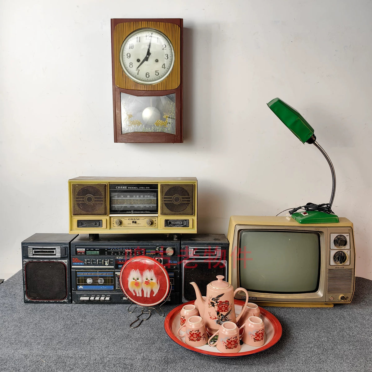 Retro 80s Nostalgic Miniature Ornaments for Scene Decoration