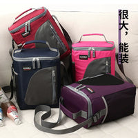 8L Thickened Insulated Lunch Bag Outdoor Food Cooler Leakproof Ice Pack for Drinks