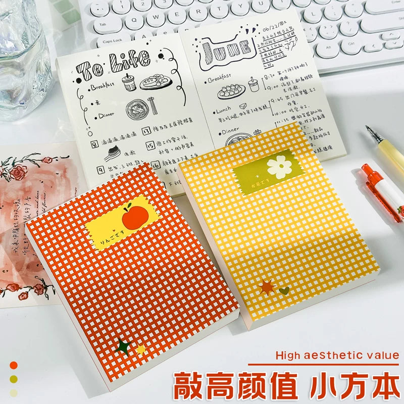 A6 Mini Pocket Notebook Set for Students, Portable Sketchbook and Memo Pad