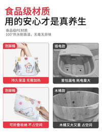 Foldable Portable Foot Spa Bucket with Insulation for Travel and Home Use, Over-Calf Design