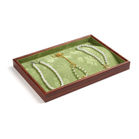 New Chinese Style Solid Wood Jewelry Display Tray for Rings, Necklaces, Bracelets, and Collectibles