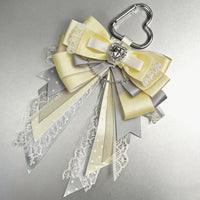 Ins-Style Ribbon Bowknot Pendant for Light Stick Decor, Ita Bag Charm, DIY Hair Accessory