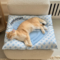 DUNDUN Pet Cooling Mat for Cats and Dogs, Summer Ice Pad Bed