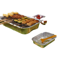 Portable Instant Charcoal Grill Set for Outdoor Picnic & Home Use, Long-Lasting BBQ
