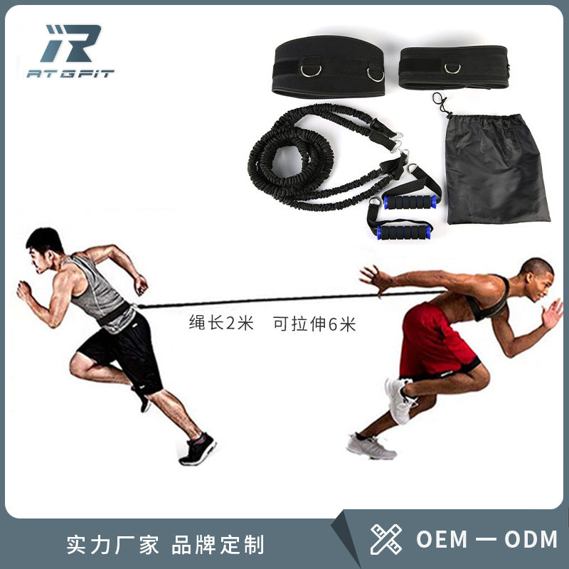 Dual Resistance Band for Explosive Power Training, Speed, Agility, and Vertical Jump Enhancement