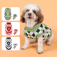 Pet Dog Cat Knitted Sweater Winter Warm Two-Legged Small Dog Clothes