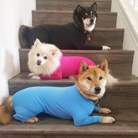 Large Dog Four-Legged Stretchy Bodysuit Pet Cat Dog Pajamas Home Clothes