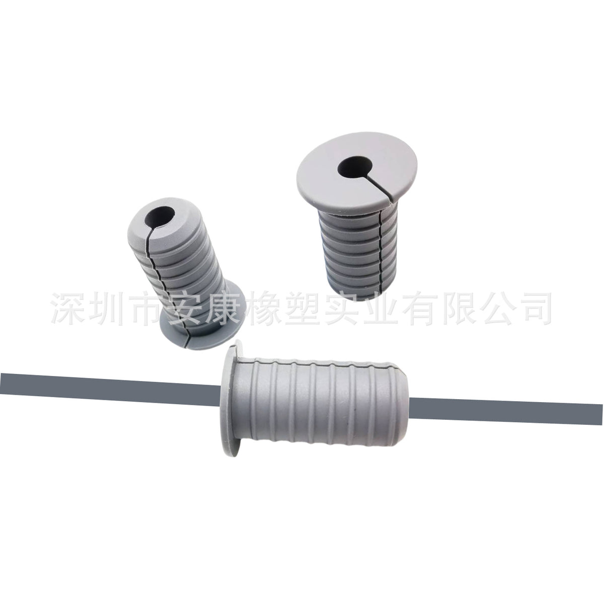 3/4" 19mm Threaded Cable Wall Plate Grommet for Router Ethernet Cable Protection