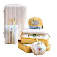 6-Piece Travel Organizer Set for Luggage and Storage, Large Capacity Compression Pouches