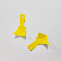 Xin Zhi Peng Gong Plastic Corner Trowel for Plastering and Putty Application, Wear-Resistant Masonry Tool for Wall Corners