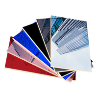 Mirror Finish Carbon Crystal Wall Panel Bamboo Charcoal Wood Decorative Board
