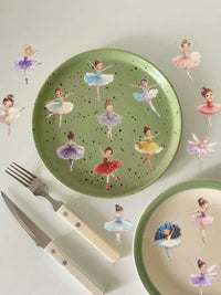 50PCS Transparent Cartoon Ballerina Girl Stickers for Scrapbooking, Guitar, Laptop, Water Bottle, Luggage, Helmet Decoration