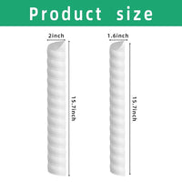 Adjustable Plastic Tree Trunk Protector for Young Plants and Saplings, Weather-Resistant Garden Accessory