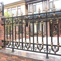 Zinc Steel Fence Panel for Garden, Villa, and Residential Security