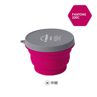 Msquare Outdoor Portable Collapsible Silicone Bowl and Cup Set for Camping and Travel