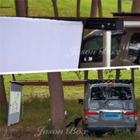 SUV Car Rear Tent Awning for Camping and Road Trips, Outdoor Sunshade and Rain Shelter