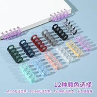 5-Hole Loose Leaf Binder Rings for DIY Notebooks and Planners