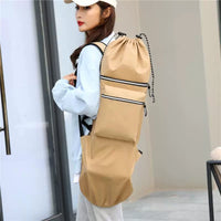 Skateboard Backpack Waterproof Longboard Carry Bag for Land Surfing and Double-Kick Boards
