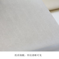 100-Meter Long Scroll Calligraphy and Painting Paper Thickened Semi-Raw Semi-Ripe White Antique Brush Chinese Painting Practice Artwork Paper