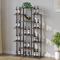 Modern Minimalist Floor-Standing Wine Cabinet Display Shelf for Home Living Room