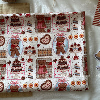 Pure Cotton 40s Poplin Digital Print Fabric for Lolita Dresses & Kids' Clothing