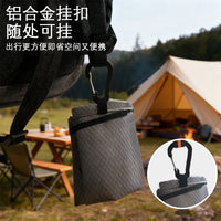 Portable Foldable Camping Storage Tray Basket, Waterproof and Wear-Resistant Outdoor Organizer