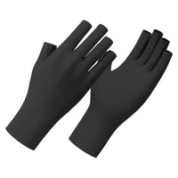 Women's UV Protection Ice Silk Half-Finger Gloves for Driving Cycling Outdoor Sports